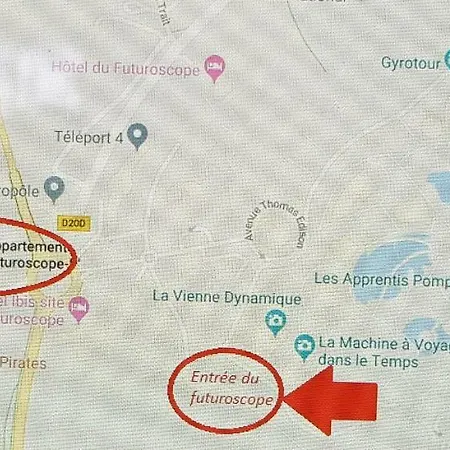 Apartmán Ensoleille Au Pied Du Futuroscope